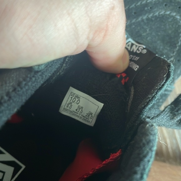 Vans Sk8 Hi Black Size 10 - Picture 10 of 10